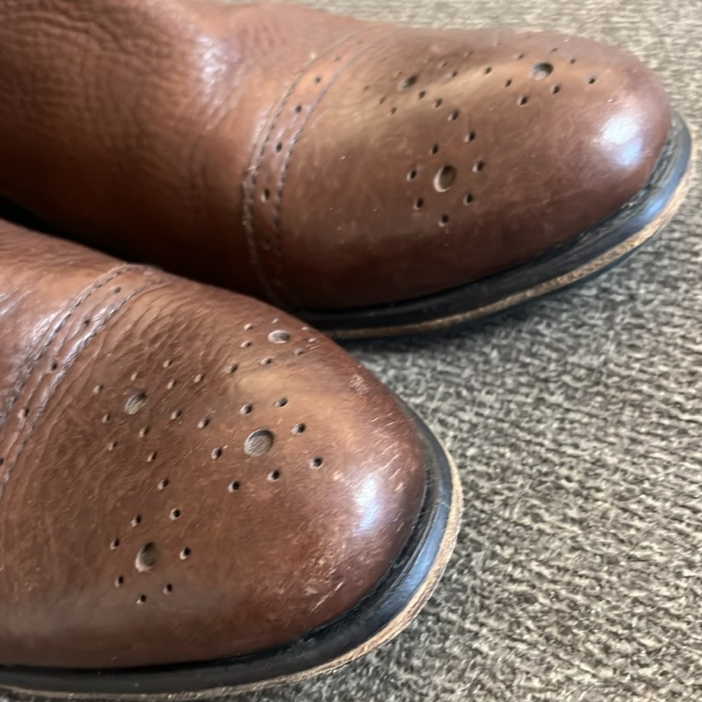 Blackstone Leather Side Zip Brown‎ Ankle Boots Size EU42 US 10.5 EUC 
 42 - Picture 12 of 15